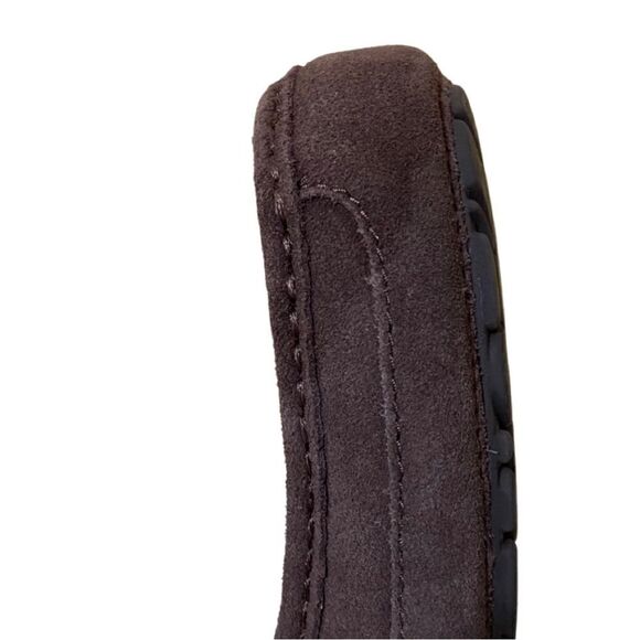 UGG Alder Faux Shearling Lined Suede Brown Slipper - Picture 12 of 13